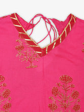 Women Cotton Ethnic Printed Kurta Trousers-VKSKD1056B